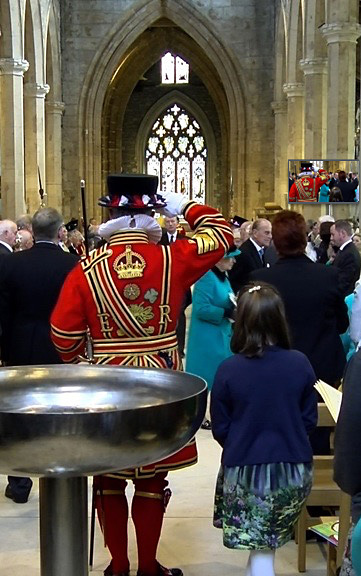 Her Majesty the Queen at Sheffield Cathedral 