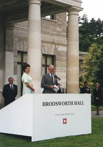 Princess Margaret Opening Brodsworth Hall